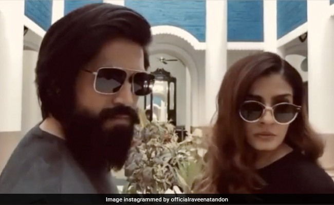 To Birthday Boy Yash, A Wish From <i>KGF 2</i> Co-Star Raveena Tandon