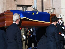 European Parliament President David Sassoli Laid To Rest In Rome European Parliament President David Sassoli Laid To Rest In Rome