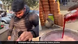 Watch: Delhi Food Blogger Tries Roohafza Chai; His Review Has Divided The Internet