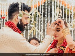 Mouni Roy, Suraj Nambiar Celebrate Five Months Of Marriage With Yummy Food