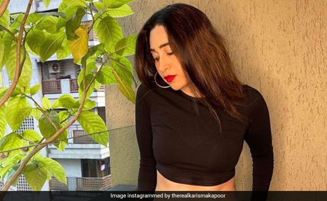 In A Crop Top And Beige Trousers, Karisma Kapoor Makes Minimal Style Look Chic