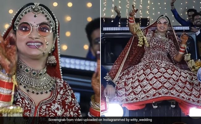 गाड़ी के बोनट पर बैठकर डांस करते हुए दुल्हन ने की धांसू एंट्री, सोशल मीडिया पर Video वायरल