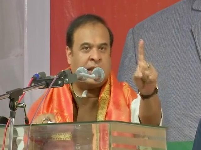 BJP's Himanta Sarma's "Article 370" Dig At A Owaisi In Telangana