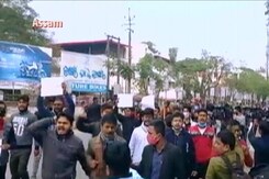 Protest After Assam Cops Shoot Student On Leg Over Drug Peddler Suspicion Protest After Assam Cops Shoot Student On Leg Over Drug Peddler Suspicion