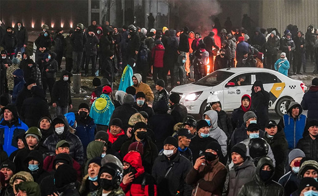"Outside Interference" Blamed For Unrest In Kazakhstan; Over 1,000 Injured