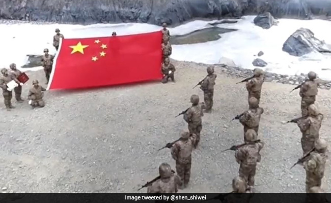 China Flag Unfurled In Galwan Wasn't Close To Area Of Clash: Army Sources