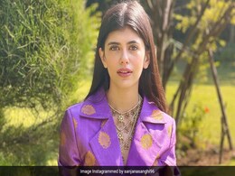 Sanjana Sanghi In A Silk Pantsuit Shows Us How To Nail The Trend Sanjana Sanghi In A Silk Pantsuit Shows Us How To Nail The Trend