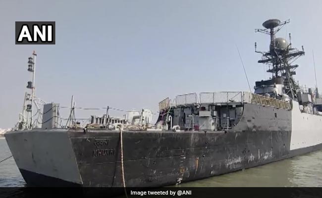 INS Khukri Decommissioned After 32 Years Of Service Reaches Diu