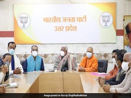 UP BJP Chief Sat Next To Covid +ve Colleague, On Poll Campaign Day Later UP BJP Chief Sat Next To Covid +ve Colleague, On Poll Campaign Day Later