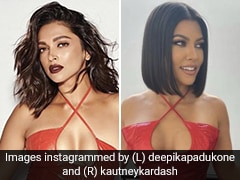 Deepika Padukone's Red Leather Dress Was Last Seen On A Kardashian