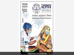 "Historic": A Special Stamp On India Covid Vaccination Drive Anniversary "Historic": A Special Stamp On India Covid Vaccination Drive Anniversary