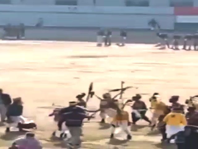 Video: Drone Crashes On Performers At Madhya Pradesh R-Day Event, 2 Hurt