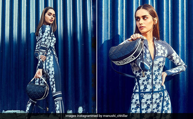 Manushi Chhillar Keeps Her Activewear In Vogue In A Luxe Dior Jumpsuit