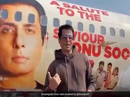 "Finally, It Happened": Sonu Sood Travels On Plane Dedicated To Him "Finally, It Happened": Sonu Sood Travels On Plane Dedicated To Him