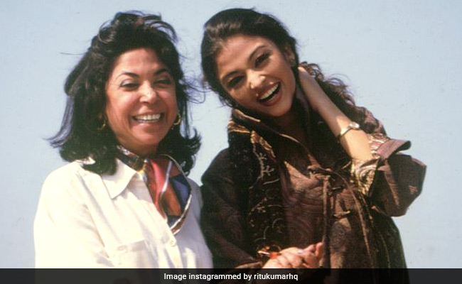 Just A Throwback Of Muse Aishwarya Rai Bachchan With Designer Ritu Kumar