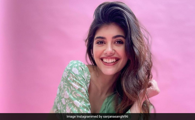 Sanjana Sanghi Is A Vision To Behold In A Kota Doria Green Saree