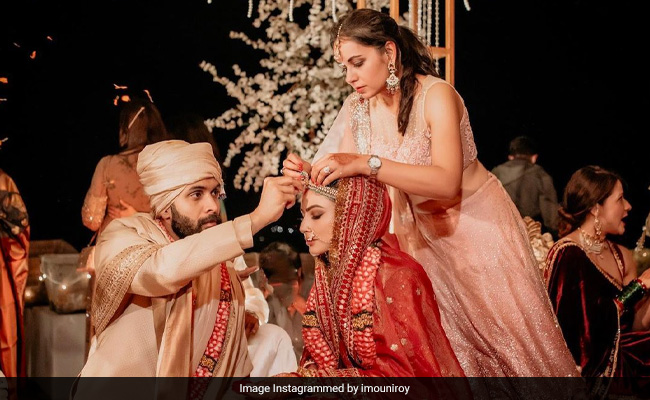 More Stunning Pics From Mouni Roy And Suraj Nambiar's Wedding Album