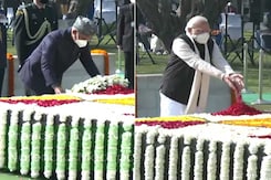 President Kovind, PM Modi Pay Tribute To Mahatma Gandhi On Death Anniversary President Kovind, PM Modi Pay Tribute To Mahatma Gandhi On Death Anniversary