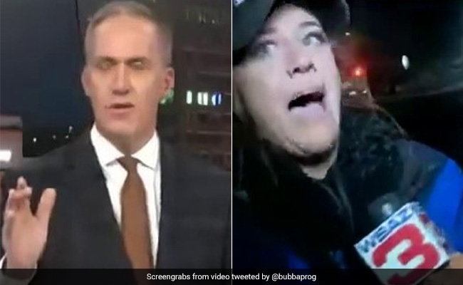 Watch: Journalist Gets Hit By Car On Live TV But Continues Reporting