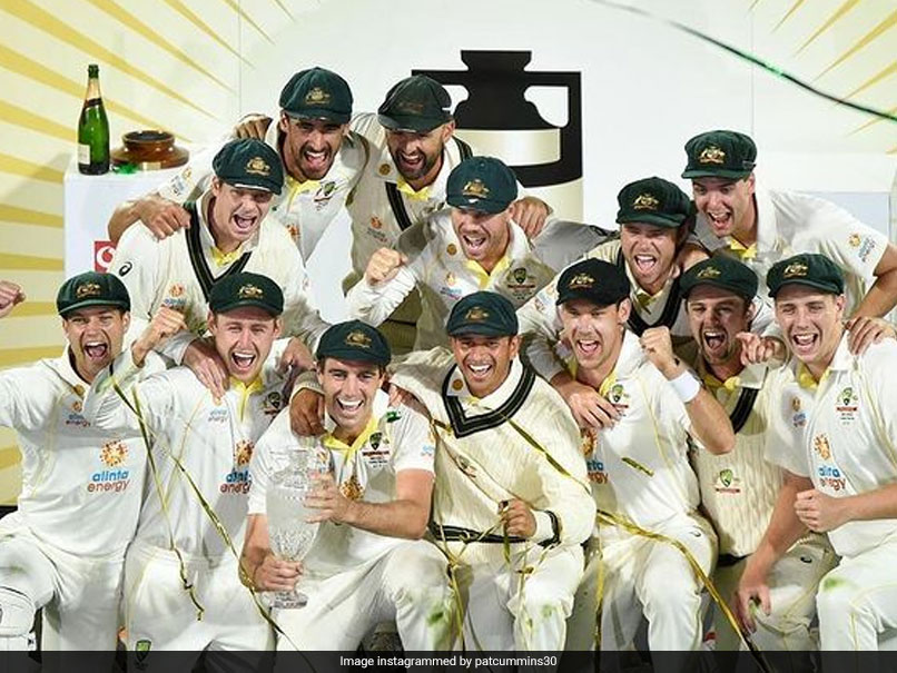 Watch: Pat Cummins' Heartwarming Gesture For Usman Khawaja During Ashes Trophy Celebration Goes Viral