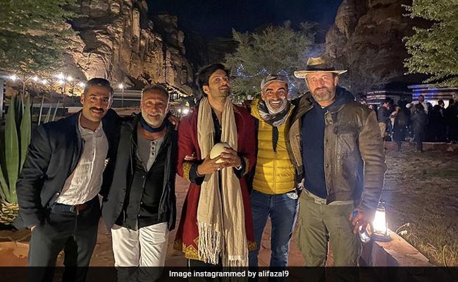 Just Pics Of Ali Fazal Hanging Out With Gerard Butler