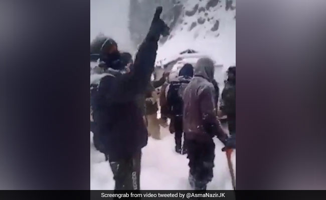 Indian Army Rescues Civilians Stuck In Avalanche In J&K's Kupwara