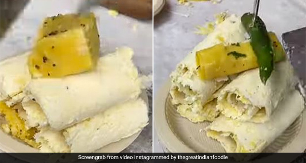 What Next? Disgusting Ice Cream Roll Is Made With Dhokla And Khandvi Flavours