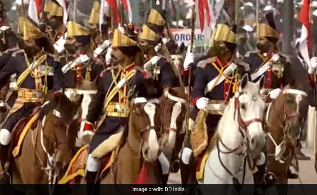 Republic Day Parade's 1st Marching Contingent World's Only Horse Cavalry Regiment