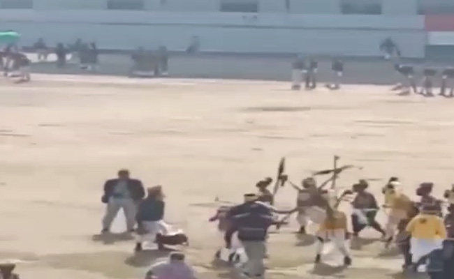 Video: Drone Crashes On Performers At Madhya Pradesh R-Day Event, 2 Injured