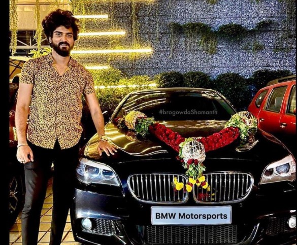 Bigg Boss Kannada 8 Contestant Shamanth Gowda Buys New BMW Car