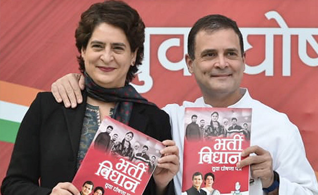 Congress Promises "Jobs Calendar" If Elected In Uttar Pradesh