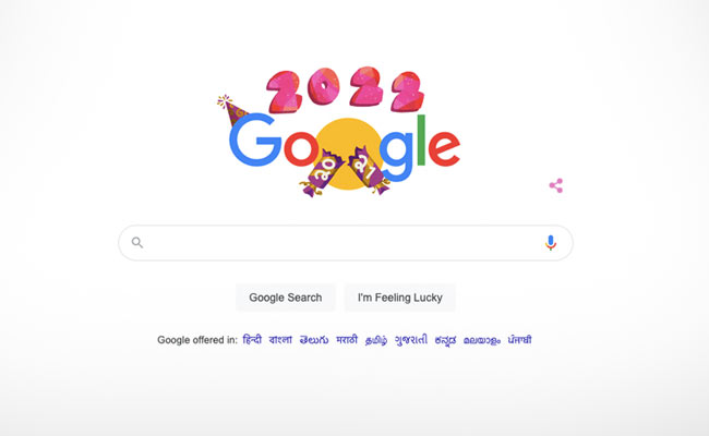 Google Welcomes New Year 2022 With Cute Animated Doodle
