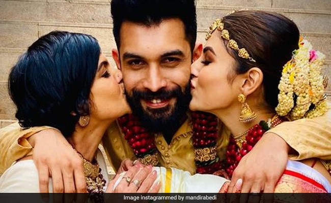 Mouni Roy's BFF Mandira Bedi Is "Thrilled For Mr And Mrs Nambiar" - More Wedding Pics