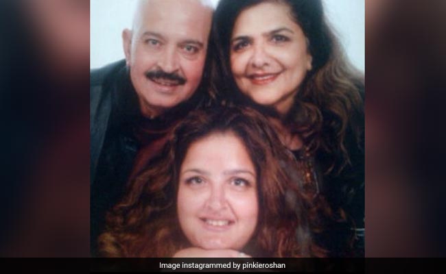 Rakesh And Pinkie Roshan Wished Daughter Sunaina On 50th Birthday