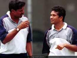 Sachin Tendulkar Shares Throwback Photo To Wish Kapil Dev On His Birthday Sachin Tendulkar Shares Throwback Photo To Wish Kapil Dev On His Birthday