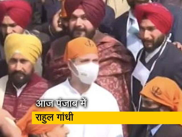 Punjab Election 2022: कांग्रेस नेता राहुल गांधी आज पंजाब के दौरे पर, स्वर्ण मंदिर का किया दर्शन