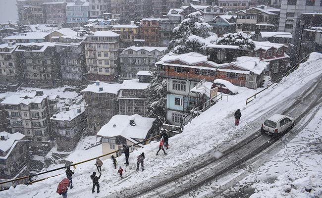 Shimla Looks Like A Dream After Fresh Snow On Sunday. See Pics
