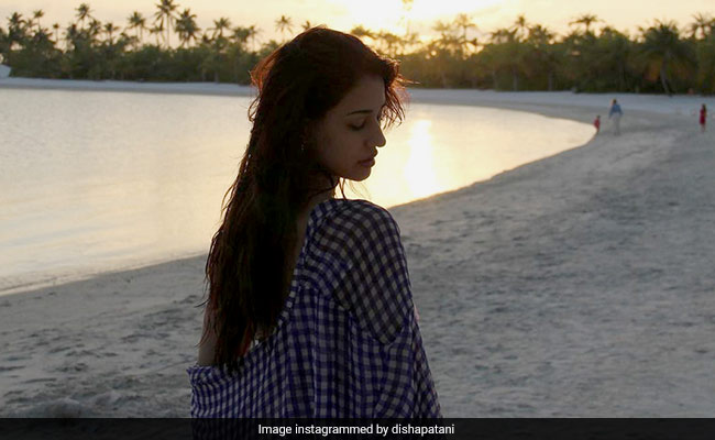 Disha Patani Is Peak Beach Chic In A Checked Kaftan Over Her Swimsuit