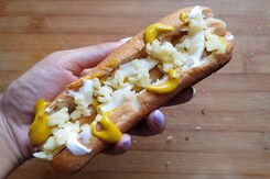 Chicken Hot Dog Recipe | How To Make Chicken Hot Dog Chicken Hot Dog Recipe | How To Make Chicken Hot Dog