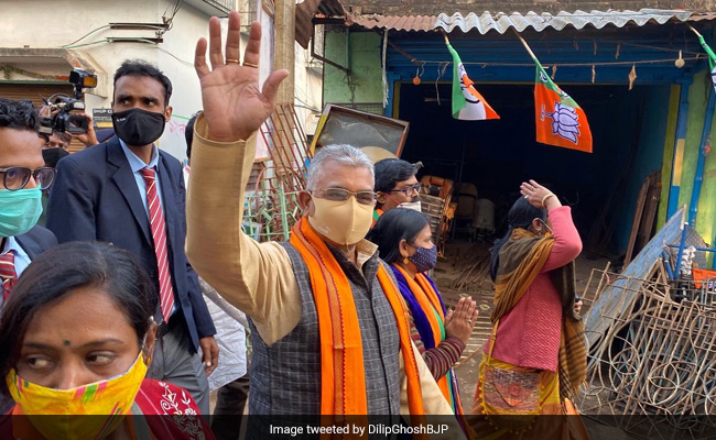 BJP's Dilip Ghosh's Bengal Campaign Stopped Over Covid Rule Violation