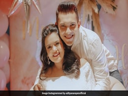 Aditya Narayan And Shweta Agarwal Share Pics From Baby Shower Aditya Narayan And Shweta Agarwal Share Pics From Baby Shower