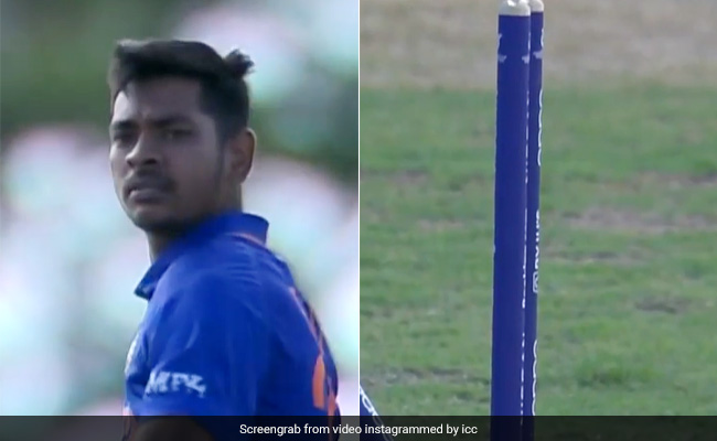 ICC U19 WORLD CUP : VIDEO में देखिए रवि कुमार की गेंद पर कैसे हक्का-बक्का गया बांग्लादेशी बल्लेबाज
