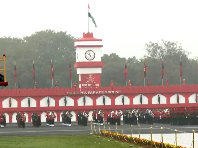 74th Army Day Parade Underway At Cariappa Ground In Delhi