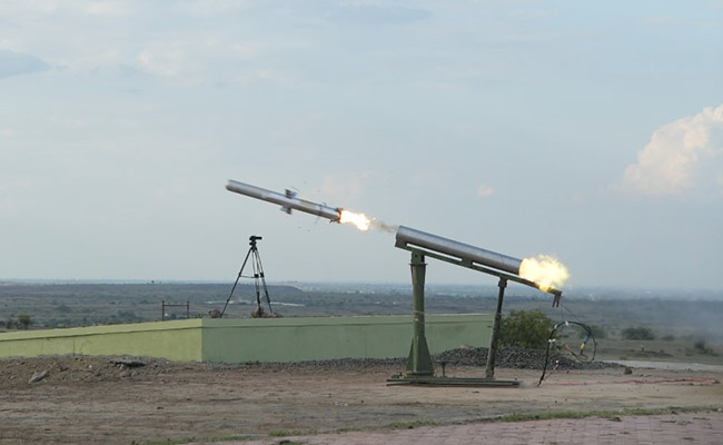India Flight Tests Man-Portable Anti-Tank Guided Missile