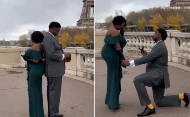 प्रेमी ने प्रेमिका को खास अंदाज में किया प्रपोज, वायरल वीडियो जीत रहा लोगों का दिल