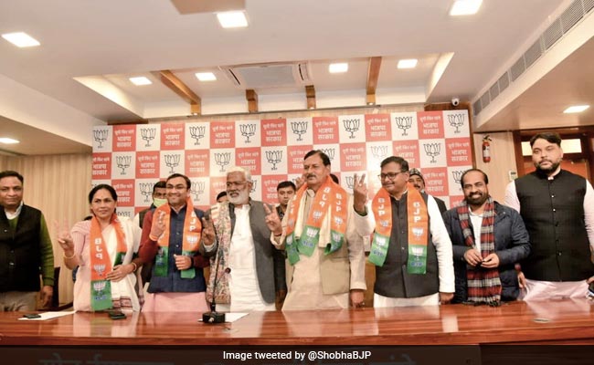 Former Mayawati's Party Minister Rangnath Mishra Joins BJP