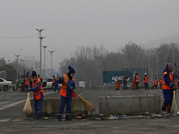 Kazakhstan Detains Almost 10,000 After Fuel Hike Protests Kazakhstan Detains Almost 10,000 After Fuel Hike Protests