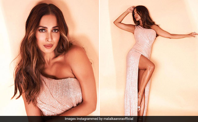 Malaika Arora In A Sequin Dress With A High Slit Is An Absolute Showstopper