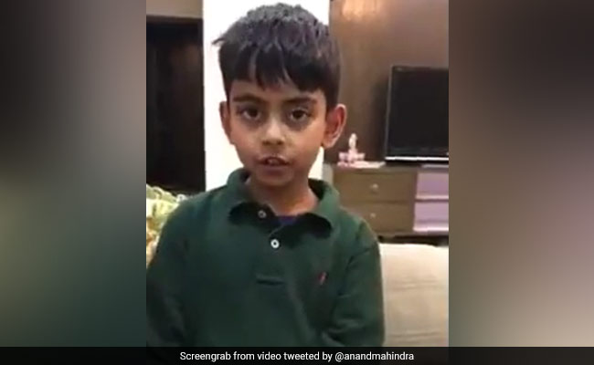 छोटे बच्चे की बेमिसाल बातों के मुरीद हुए आनंद महिंद्रा, वीडियो शेयर कर लिखी ये बात