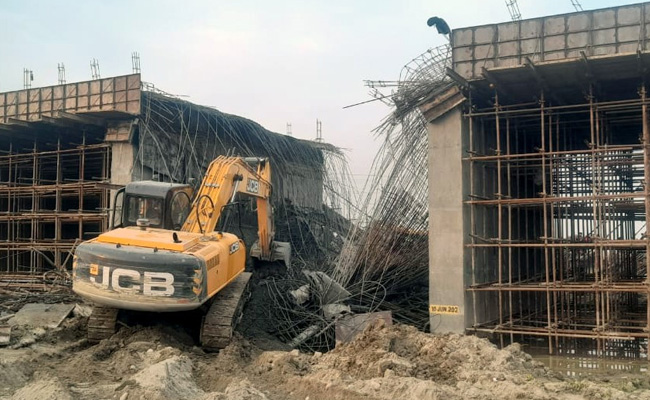 Under-Construction Bridge Collapses In Jammu and Kashmir's Samba, 27 Labourers Injured